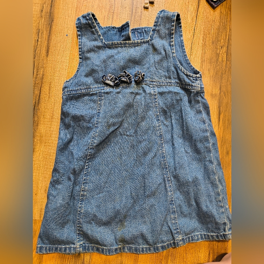 Faded Glory Kids Casual Denim Dress